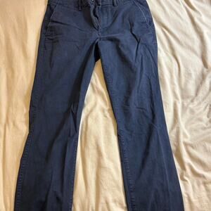 Gap navy chinos slim fit